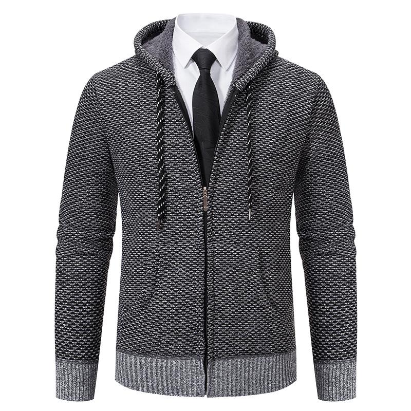 

Men s Spring and Autumn Casual Knitted Jackets Y2K Hoodies Streetwear Baseball Jumpers Jersey Top Clothing 3XL