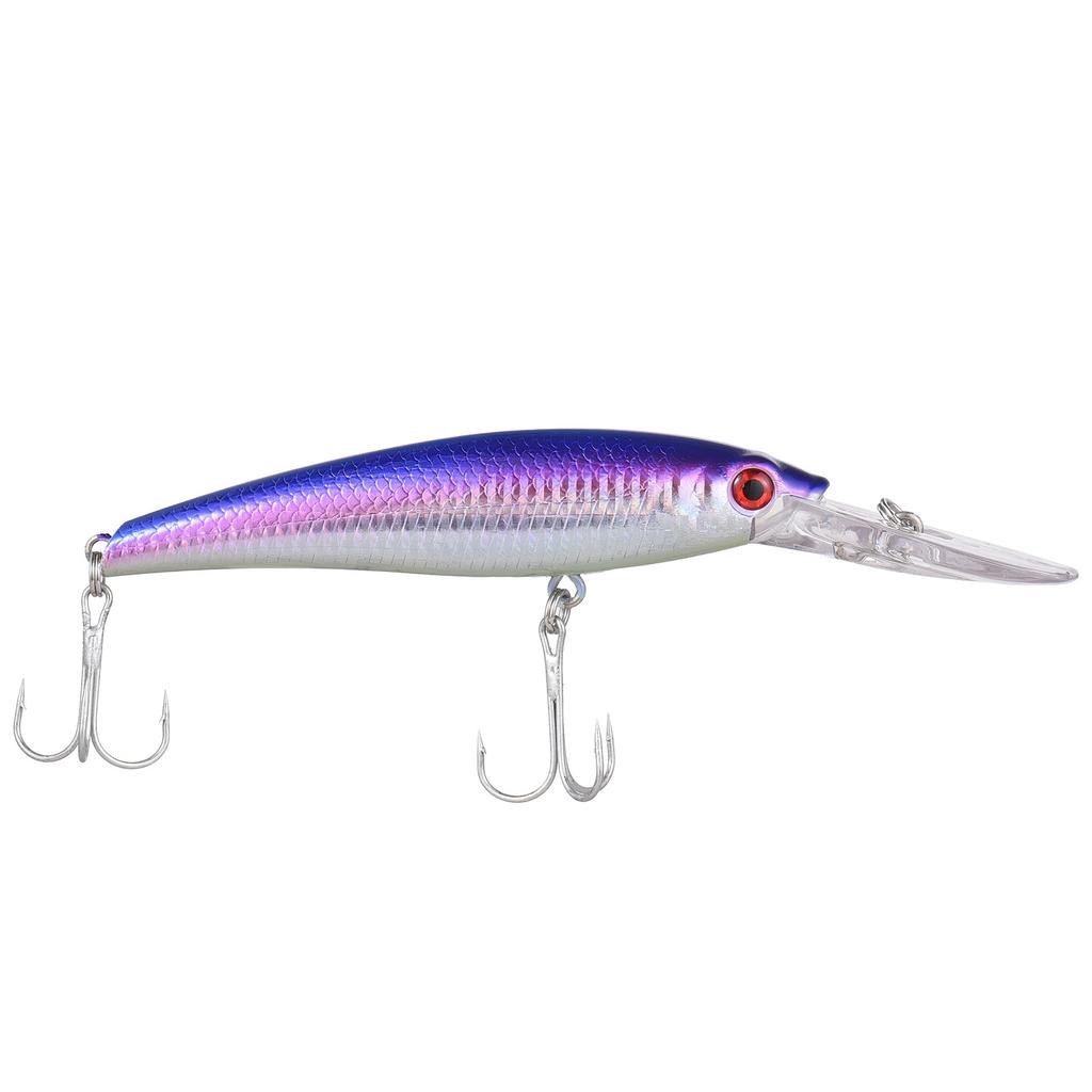 Ultra Long Casting Fishing Lure 20cm Saltwater Sinking Minnow Fishing Bait Fishing Tackle 2 Hook Big