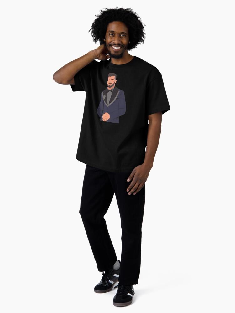 Ricky Martin Ricky Martin Illustration Oversized T-Shirt