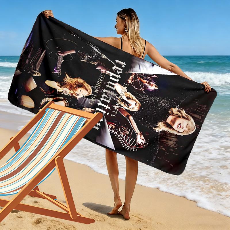 Taylor Print Strandtuch, Großes Weiches Schnelltrocknendes Handtuch für Strand Camping Schwimmen