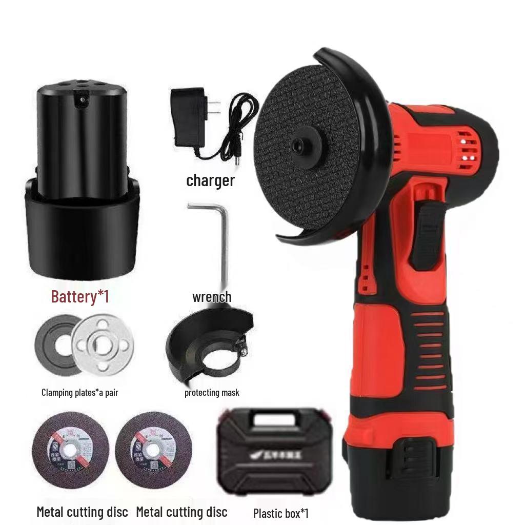 Compact Multifunctional Lithium Battery Mini Angle Grinder and Polisher