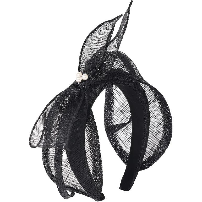 Women`s Fascinators Hats Wedding Sinamay Headband