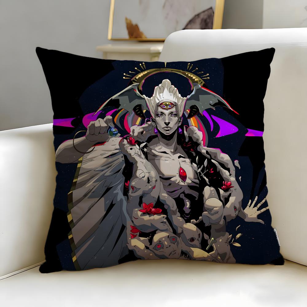 Popular Game Hades Cushion Cover Soft EasyWash Pillow Case Versatile for Couch Bed Travel and Office