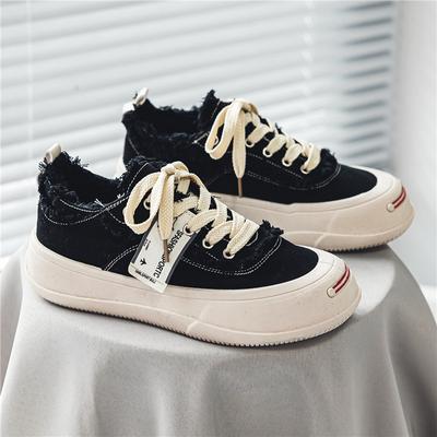 Mode Luxus 2024 Herren Neue Retro Canvas Freizeitschuhe Koreanische Edition Modetrend Hohe Qualität Sportschuhe Herren Vulkanisierte Schuhe