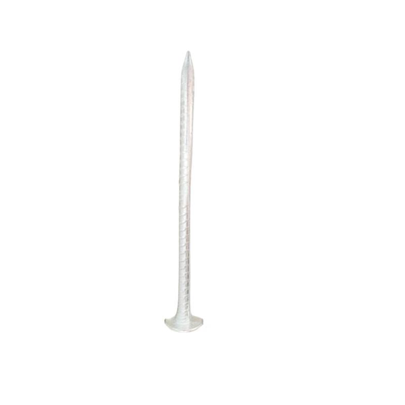 Rust-proof Galvanized Threaded Steel Ground Peg