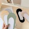 Spring and Summer Cotton Patchwork Anti-Slip Low-Heel Invisible Socks for Children and Girls - Women's Thin Transparent Socks