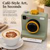 Vintage vzhled DIY Nástroj na latte art pro kávovar Vyměnitelné karty Tiskárna na kávový prášek Odpolední čaj