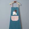 Shangqi Cartoon Waterproof Kitchen Apron for Women