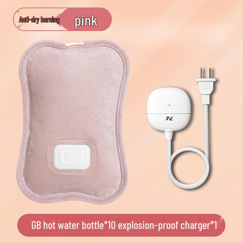 Перезаряжаемая взрывозащищенная электрическая грелка для воды с автоотключением - Плюшевая милая грелка для рук и кровать для младенцев