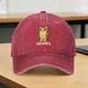 Meowl Meow Cat Owl Brainrot Funny Washed Baseball Cap  Casual Sun Trucker Hat Spring Women Unisex Tennis Skate Baseball Caps