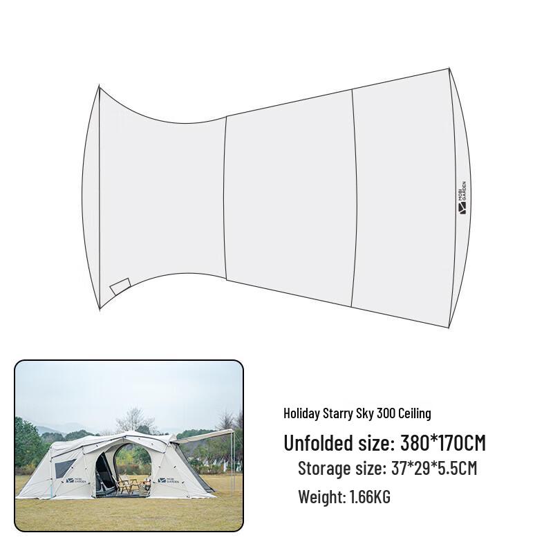 Mobi Garden Holiday Stars 300 Tent Canopy