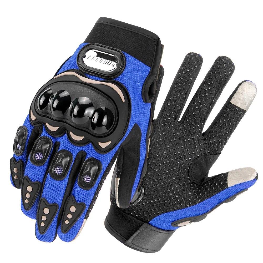 Women's Motorcycle Gloves, Breathable, Full Finger, for Motocross, Breathable Mesh, for Touchscreen, Racing Gloves