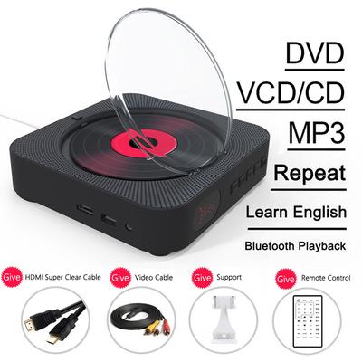 Taşınabilir CD DVD Oynatıcı Masaüstü Bluetooth Stereo Müzik Çalarlar Kablosuz Uzaktan Kumandalı CD/DVD Mp3 FM Radyo HiFi Müzik.