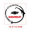 Car Badge Vinyl Reflective Fuel Tank Cap Stickers Decal Accessories for Chevrolet Cruze Equinox Captiva Trax Malibu Tahoe Impala Sonic
