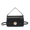 Solid Color Simple Foreign Style Handbag 2025 Spring New Versatile Ins Shoulder Messenger Bag Temperament Small Square Bag Women