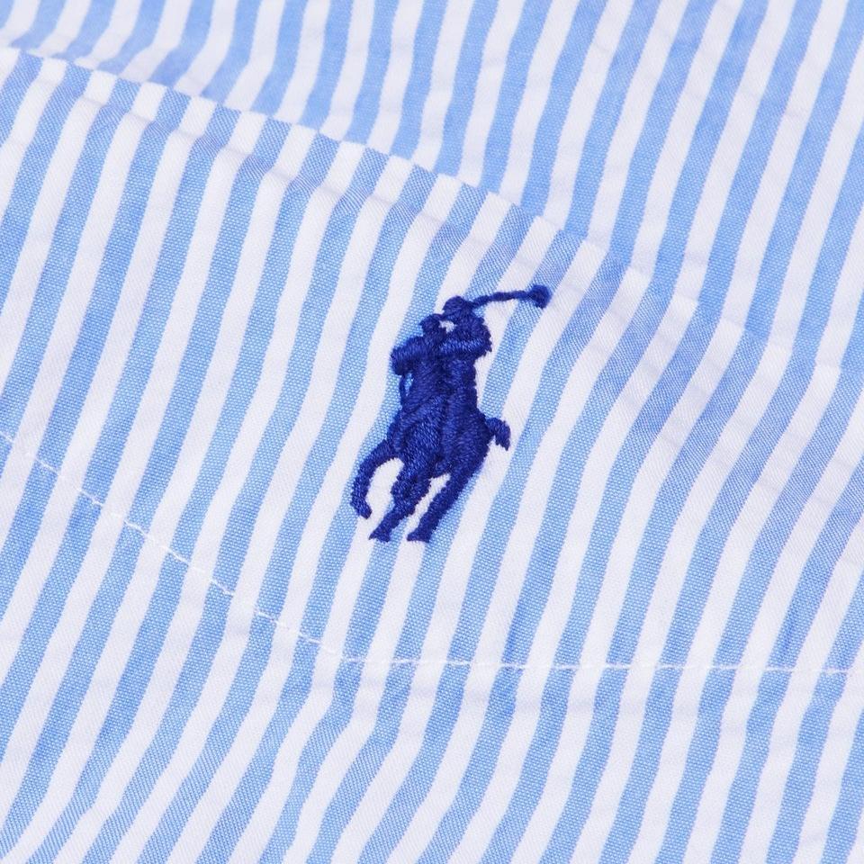 Polo Ralph Lauren Embroidered Bubble Gauze Pocket Short Sleeve Shirt Men shirts 710691428-001