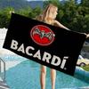 B-Bacardis Rum Große Mikrofaser Strandtücher Schnelltrocknendes Handtuch Sand Strandtücher Poolhandtuch für Reise Schwimmbad Yoga