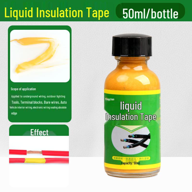 Waterproof Flame Retardant Liquid Insulation Tape – Moisture-Proof, Temperature Resistant Electrician Sealant for Automotive Circuit Boards