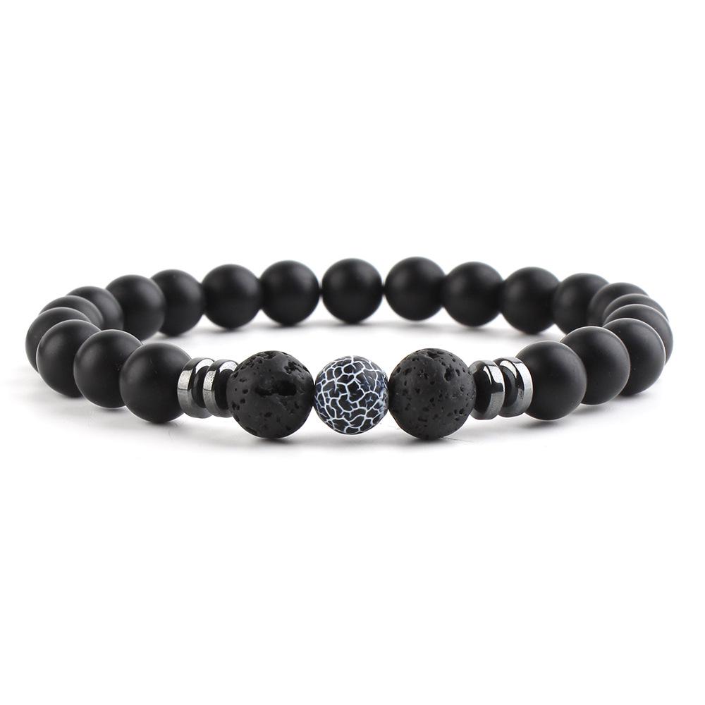 Sieben Chakra 8mm Steinperlen Yoga Armband