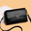 Trendy Faux Leather Crossbody Bag for Women Multi-pocket Cellphe Purse Ladies Shoulder Messenger Bag Waterproof Daily Use Bag