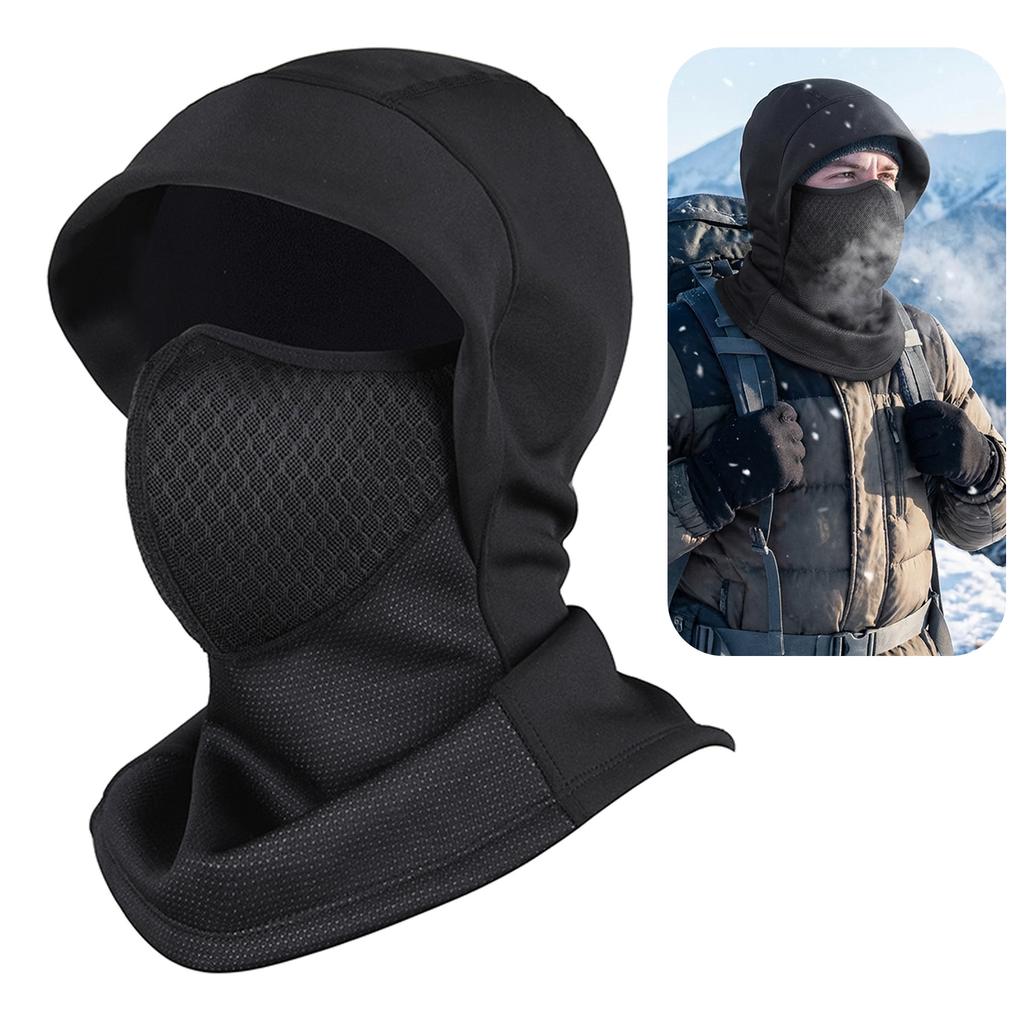 Windproof Ski Mask Winter Sports Full Face Cover for Cycling Motorcycle Riding Breathable Stretchable Thermal Face Protection
