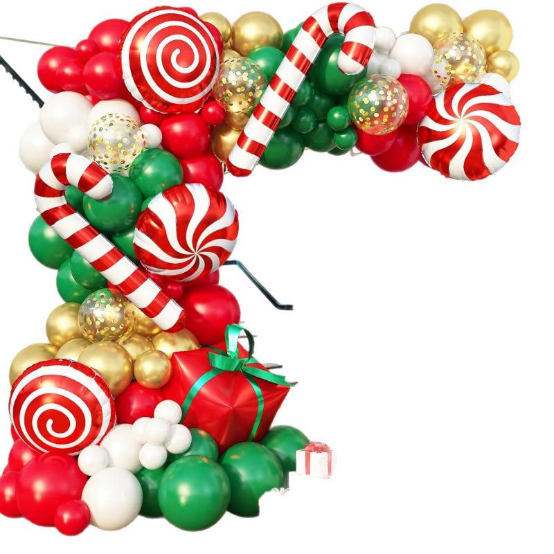 Julballongkransset Godispinne Presentask Glitterballong Julballongbågsset