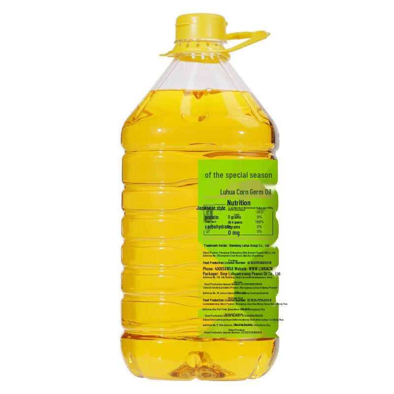 Luhua Non-GMO Pressed Corn Germ Oil 4L