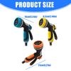 Water Hose Nozzle Multifunctional for Cleaning Watering Multiple Hand Sprayer Lightweight Heavy Duty Hose Sprayer