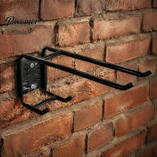 Garage Tool Organizer Rack U-Shaped Storage Utility Hook, Heavy Duty Carbon Steel Hanger, Wall Mount Racks Mounted Space Saving Holder for Extension