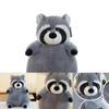 Adorable Plush Raccoon Toy Soft Comforting Cuddly Pillow For Kids With Custom Design