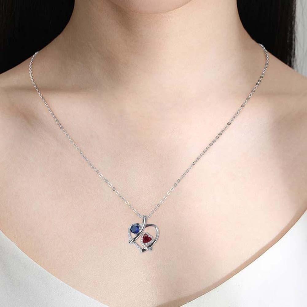 Rhinestone Necklace for Lover Gift Neck Accessories Valentine's Day Clavicle Chain  For Girlfriend
