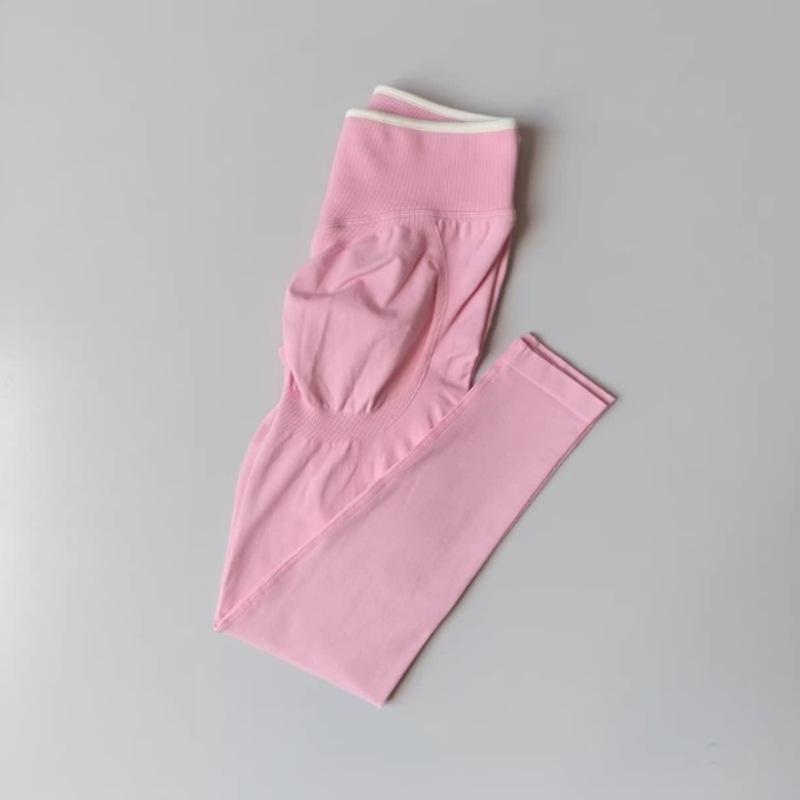 Women's Color Block High-Waisted Tummy Control Yoga Pants