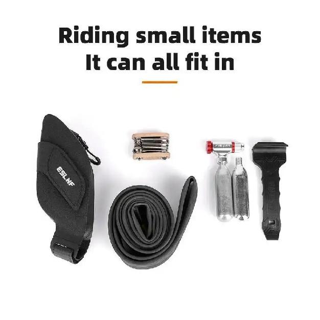 ESLNF Waterproof Large-Capacity Saddle Tail Bag - Portable MTB Road Bike Bag, Durable Outdoor Cycling Gear Storage Pouch