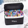 1pc Excluding 60 Markers, Bag That Can Hold 60 Markers, a Large-Capacity Storage Box, Pen Holder, a Portable Folding Pencil Case