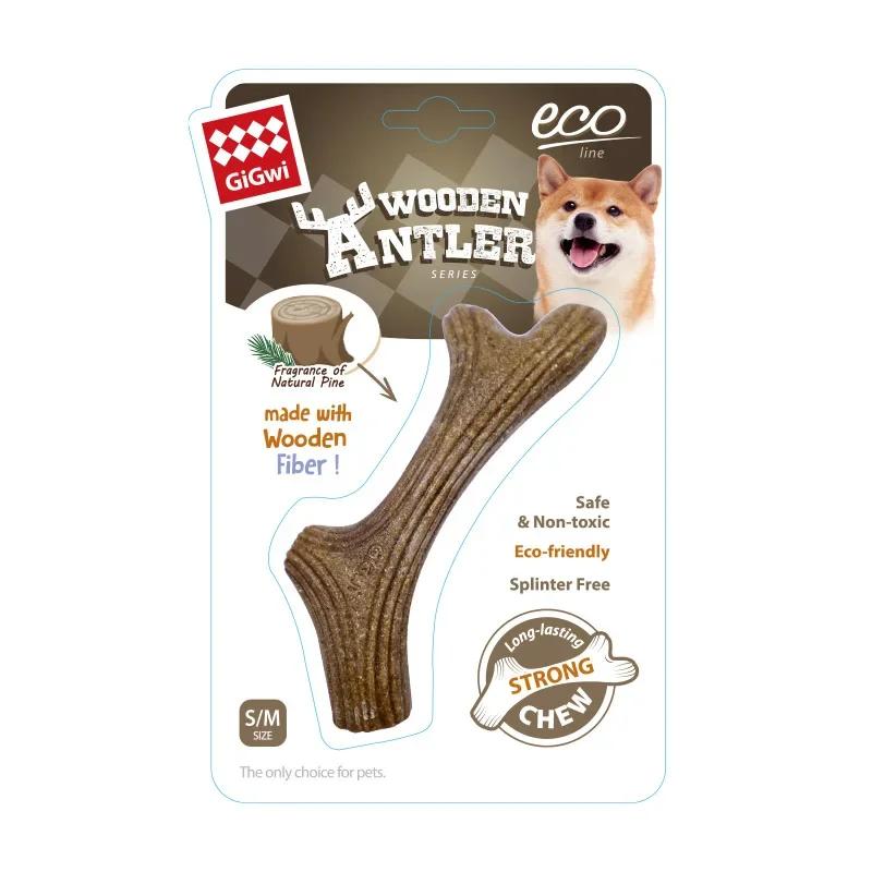Wood Plastic Antlers Dog Molar Toys Small Medium and Large Dog Products Bite-resistant Pet Toys Pet Products