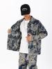 2025 Spring & Autumn Unisex High-End Jacquard Denim Jackets - American High Street Style