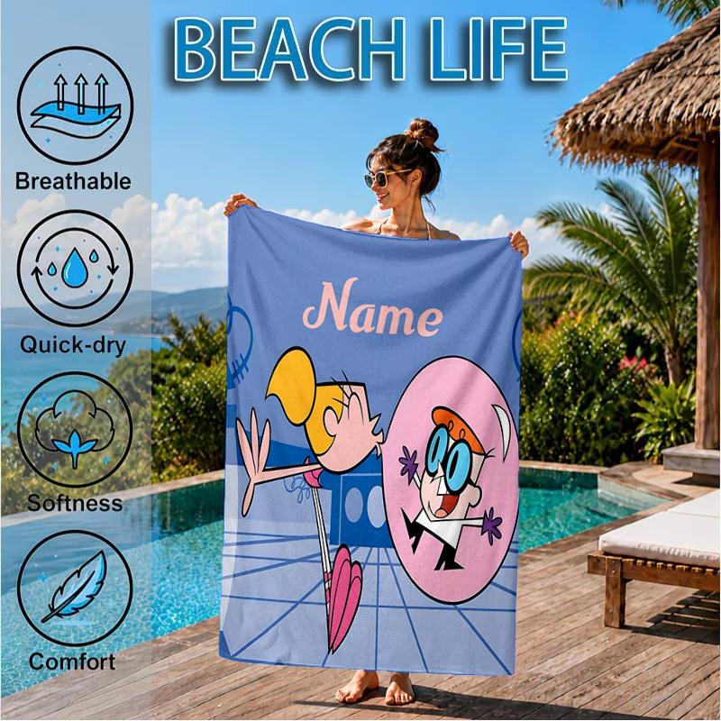 Personalisierbares Freundschafts-Taufpaten-Strandtuch Mikrofaser-Strandtuch, Leicht und Schnelltrocknend, für Sommerreisen, Schwimmbad-Geschenk