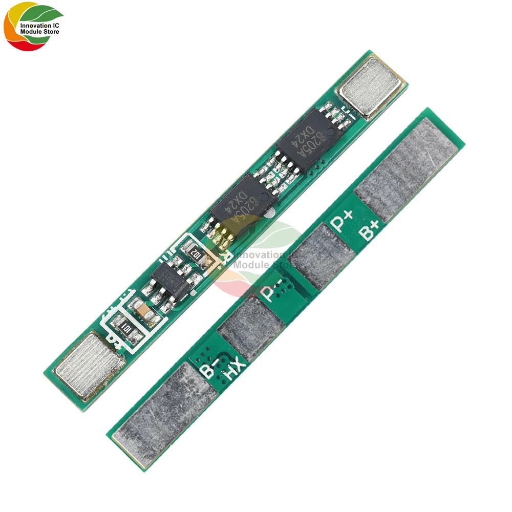 5PCS 3.7V 4A Lithium Battery Charging Protection Board Module 2MOS BMS 18650 Battery Overcurrent Short Circuit Protection Board