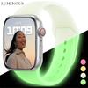 Świecący Silikonowy Pasek Do Apple Watch Band Ultra2 Sport Loop Bransoleta Do Iwatch10 9 8 7 6 5 4 Se 49/46/45/41/42/44/42/40/38mm