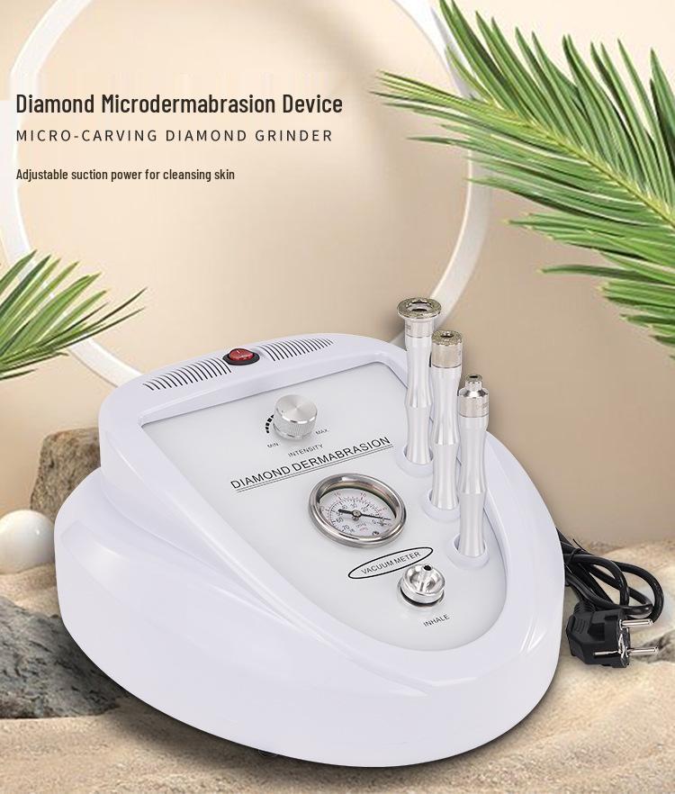 Diamond Microdermabrasion Machine: Desktop Skin Cleaning & Exfoliation Instrument for Rejuvenation.