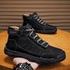 Men Casual Ankle Boots Comfortable Non Slip Walking Shoes for Commuting Travel and Daily Outdoor Wear
