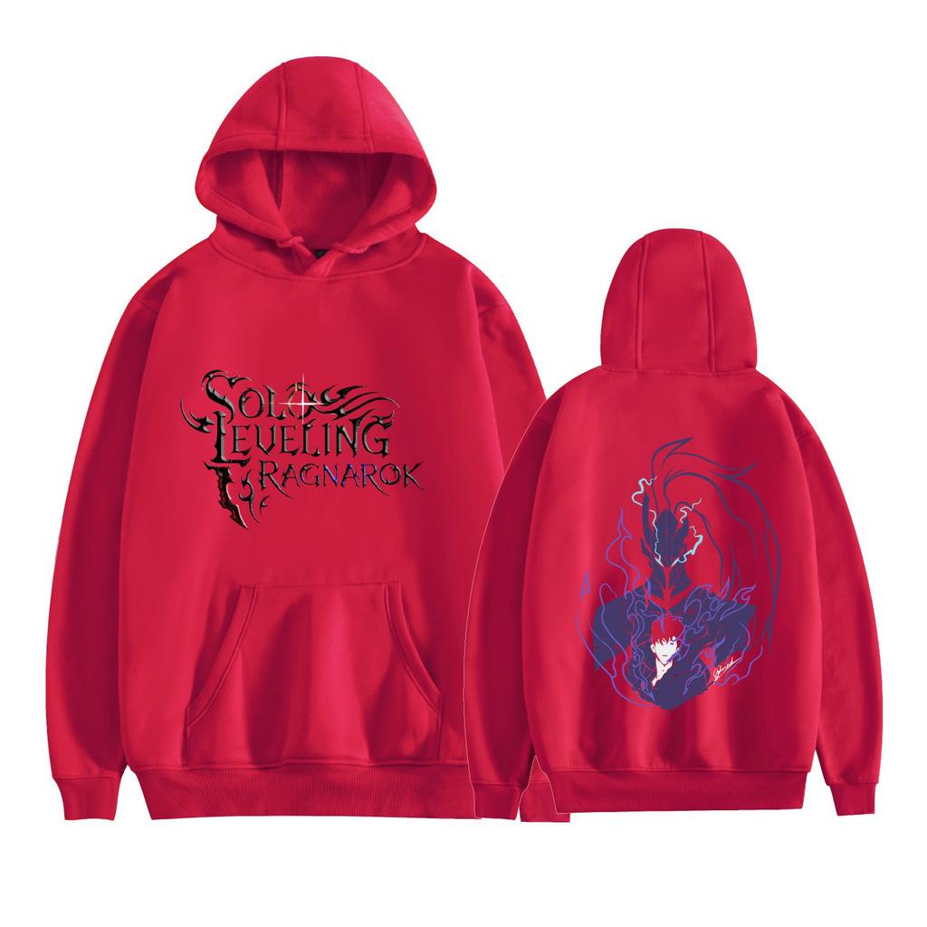 Solo Leveling Hooded for Aldult Streetwear Hoodie Printed Unisex Hooded Pullover