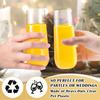 15 Stück BPA-frei 9oz Flöte Recycelbar Unzerbrechlich & Klarer Kunststoff Sektgläser Flöte Party Weinprobe Hochzeit Silvester