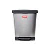 Poubelle de cuisine cubik steel 23 l