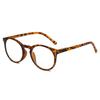 1904 anti-blue reading glasses men and women retro oval frame ultra-light high definition reading mirror in the elderly