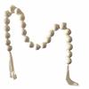 Foam Ball Garland Wedding Cloth Ball String Smooth Decoration Hanging Ornaments Foam Balloon Celebration