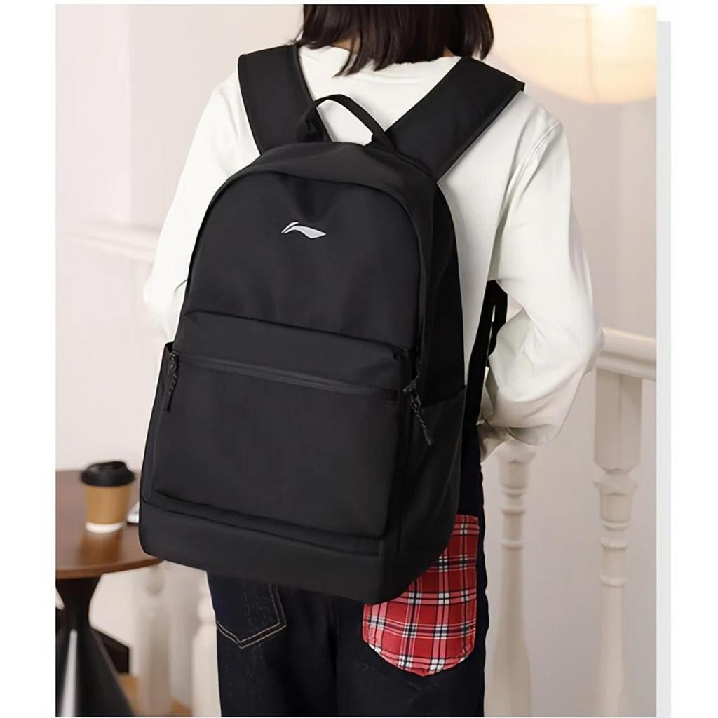 Li-Ning Travel Backpack, Large Capacity, Sport Bag, Laptop Bag, Black, 25L