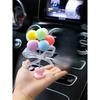 Car Interior Decoration Rocking Cute Balloon Car Accessories 2P, Rainbow, 1 set,Korean Car Acc