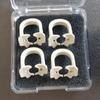 4 pièces/boîte outils dentaires matériaux pince de barrage en caoutchouc matériau en résine soins bucco-dentaires dentiste dentisterie Odontologia Instrument de laboratoire