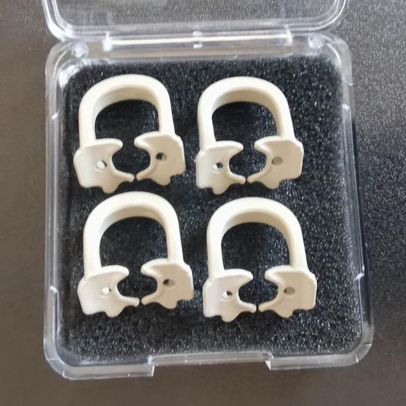 4 pièces/boîte outils dentaires matériaux pince de barrage en caoutchouc matériau en résine soins bucco-dentaires dentiste dentisterie Odontologia Instrument de laboratoire